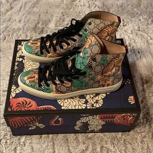 Gucci high top tiger